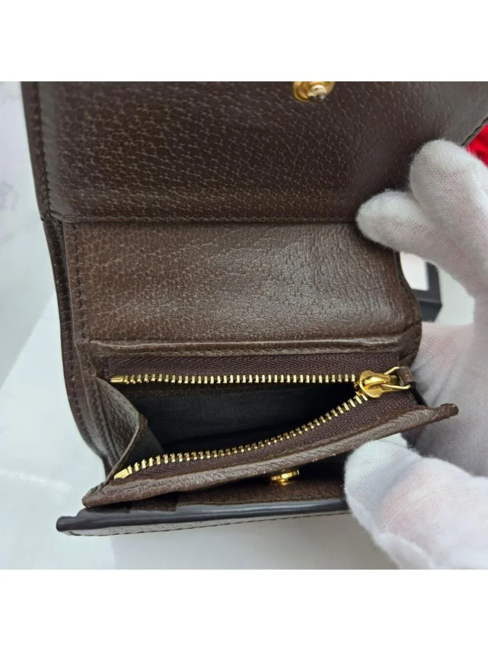 Gucci Fold Wallet Ophidia Sherry Line - Picture 15 of 15
